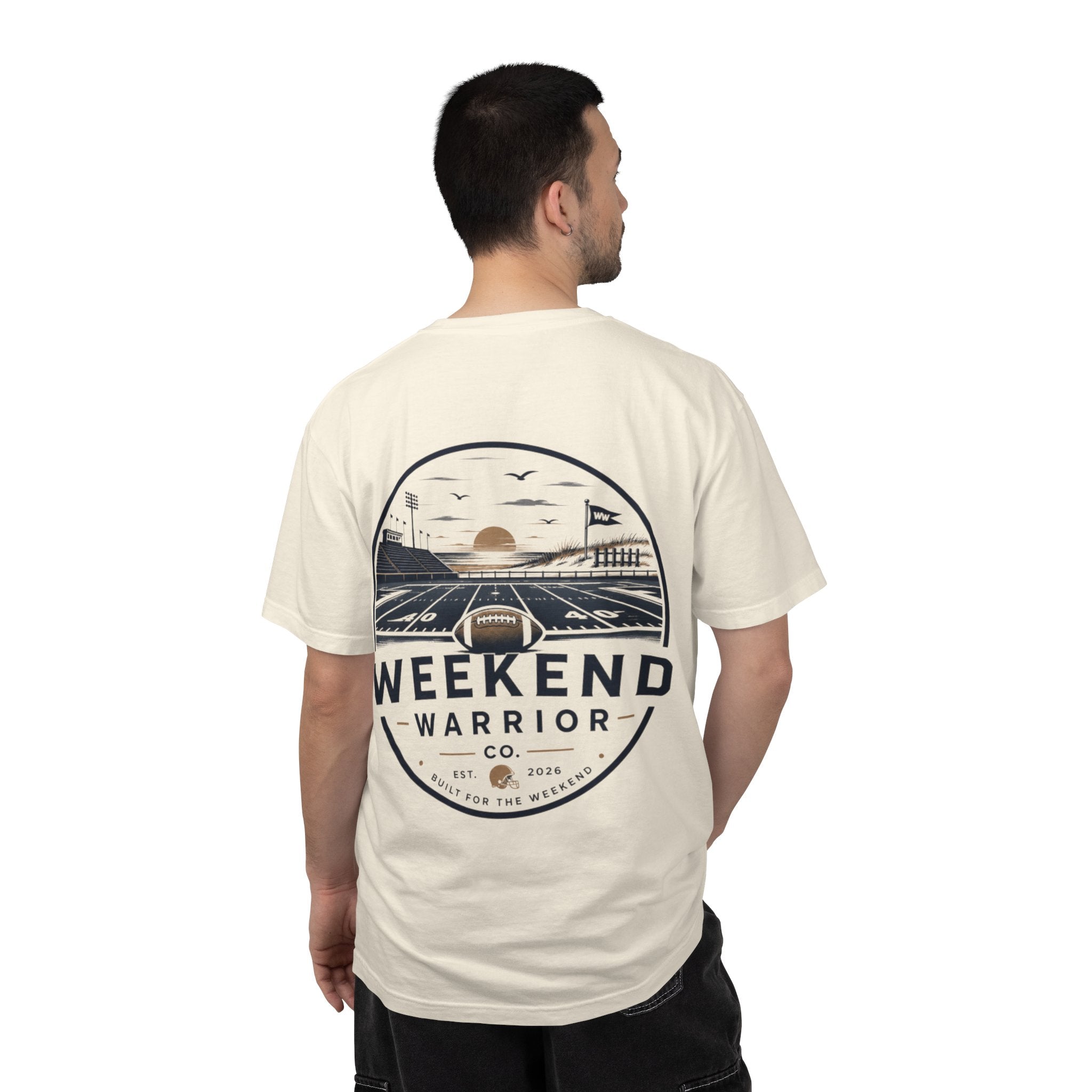 Weekend Warrior T-Shirt — Coastal Football Graphic