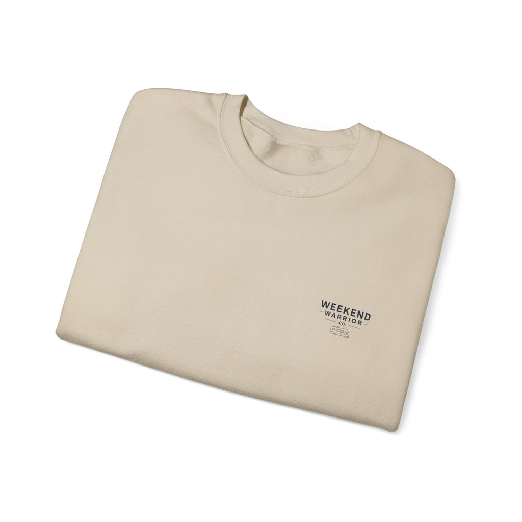 Weekend Warrior Sweatshirt – Camping Graphic Crewneck