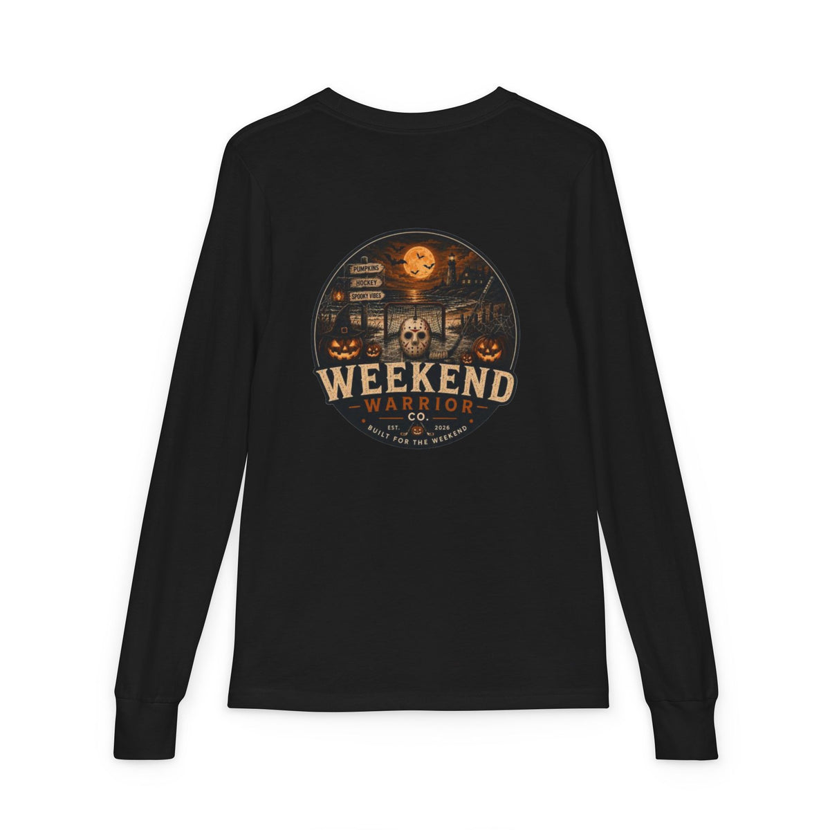 LIMITED EDITION Youth Weekend Warrior Long Sleeve Spooky Hockey Tee