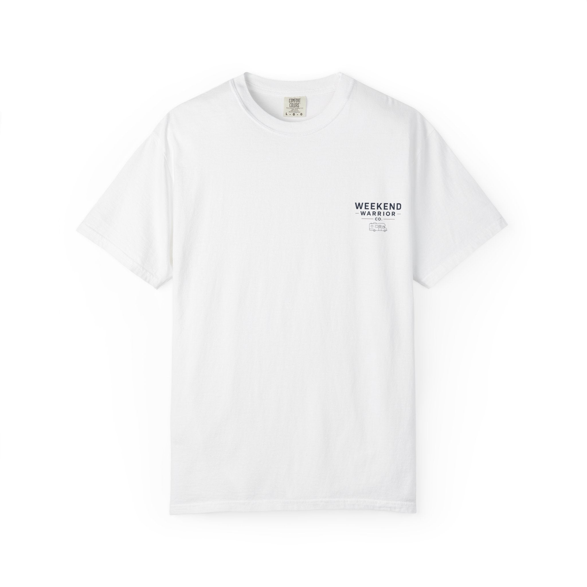Weekend Warrior T-Shirt — Coastal Camping Graphic