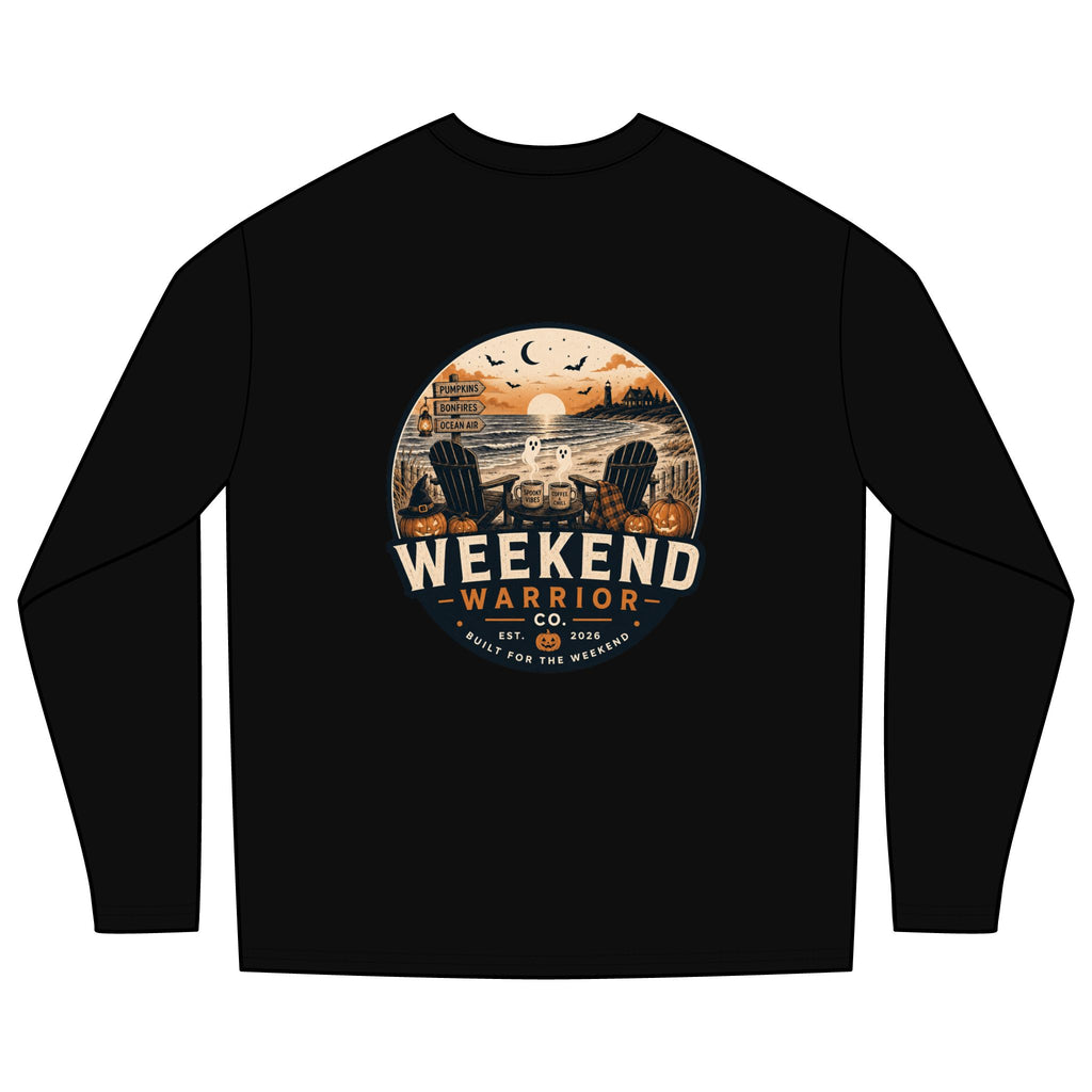 LIMITED EDITION Weekend Warrior Long Sleeve Tee — Spooky Halloween Graphic