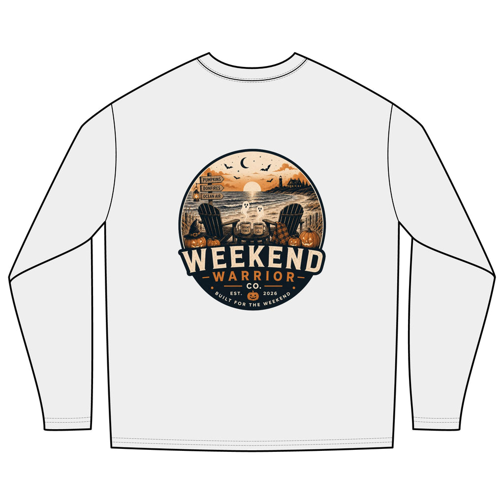 LIMITED EDITION Weekend Warrior Long Sleeve Tee — Spooky Halloween Graphic