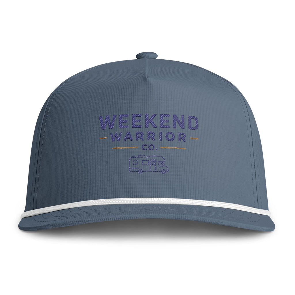 Weekend Warrior Rope Cap — Vintage Camping Sunwashed Hat