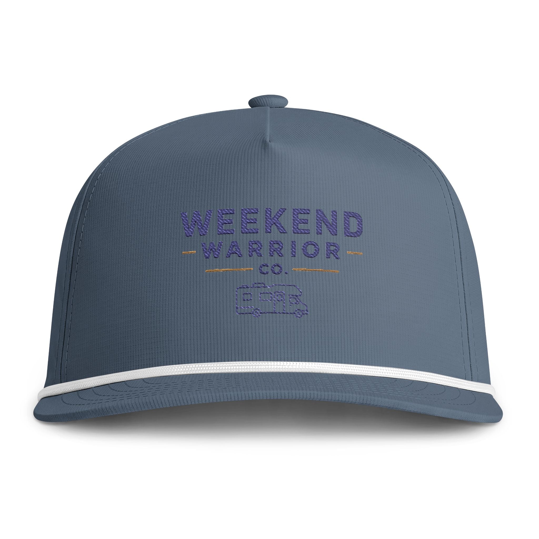 Weekend Warrior Rope Cap — Vintage Camping Sunwashed Hat