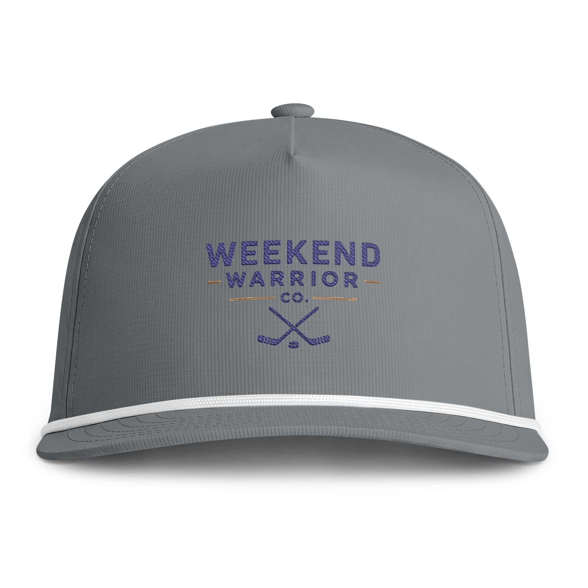Weekend Warrior Rope Cap — Vintage Hockey Sunwashed Hat