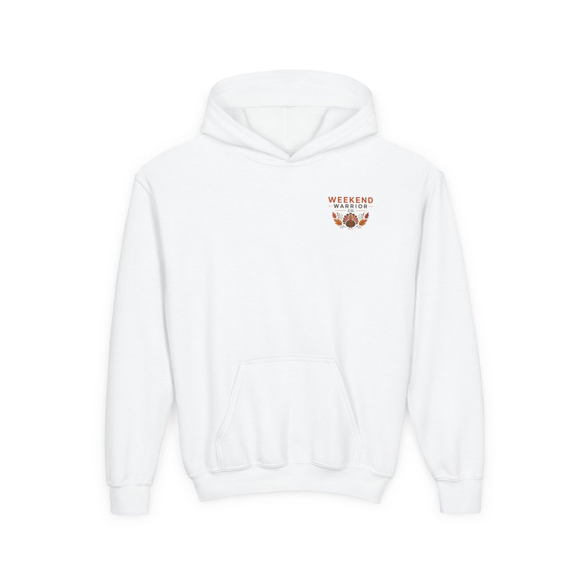 LIMITED EDITION Weekend Warrior Youth Hoodie — Thanksgiving Graphic