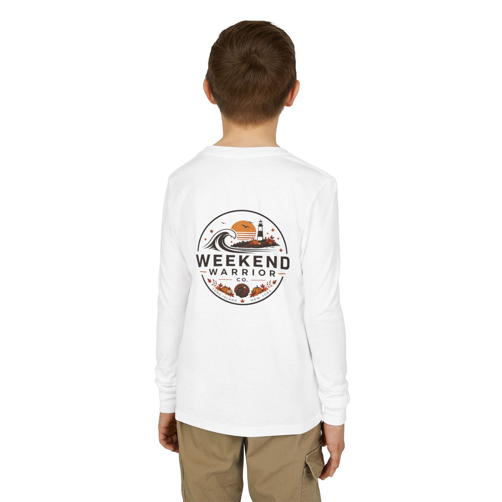 LIMITED EDITION Weekend Warrior Long Sleeve Tee — Youth Thanksgiving Shirt