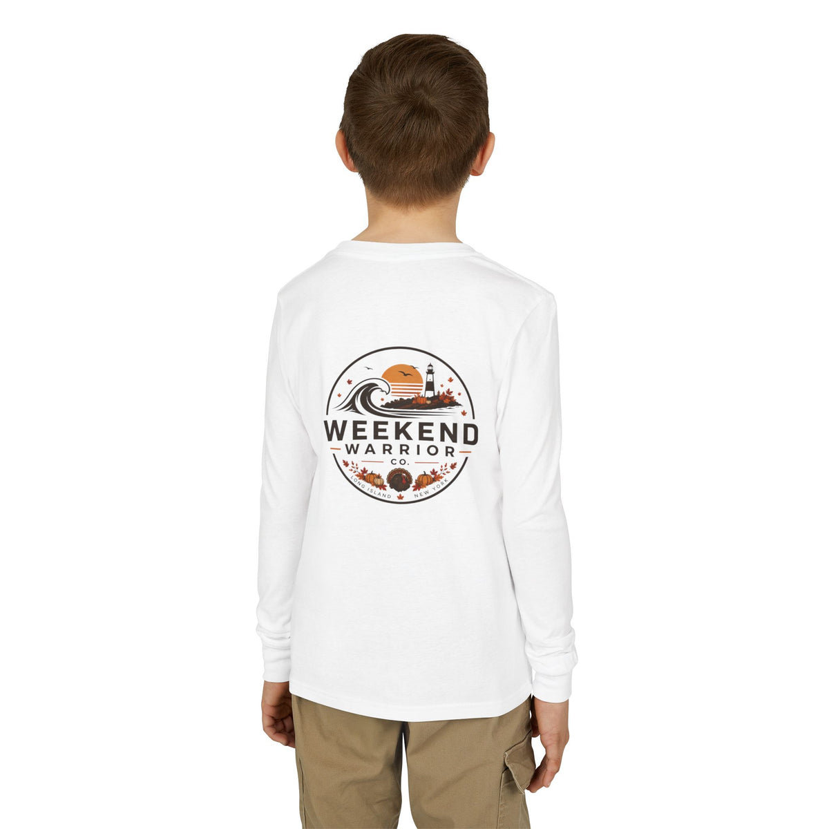 LIMITED EDITION Weekend Warrior Long Sleeve Tee — Youth Thanksgiving Shirt