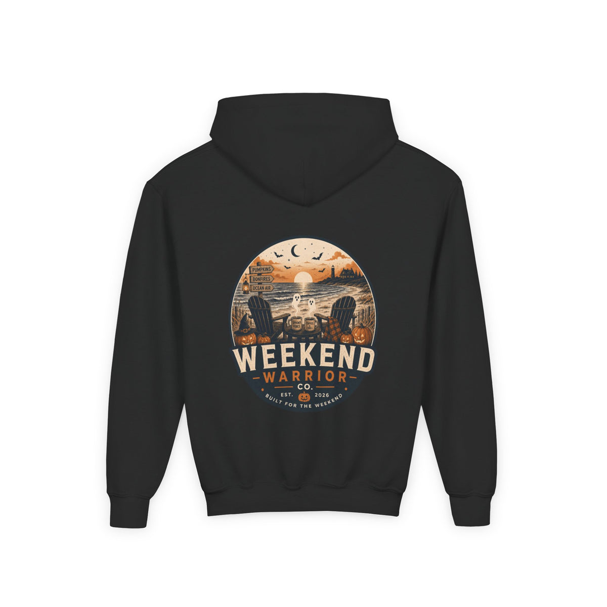 LIMITED EDITION Youth Weekend Warrior Spooky Hoodie