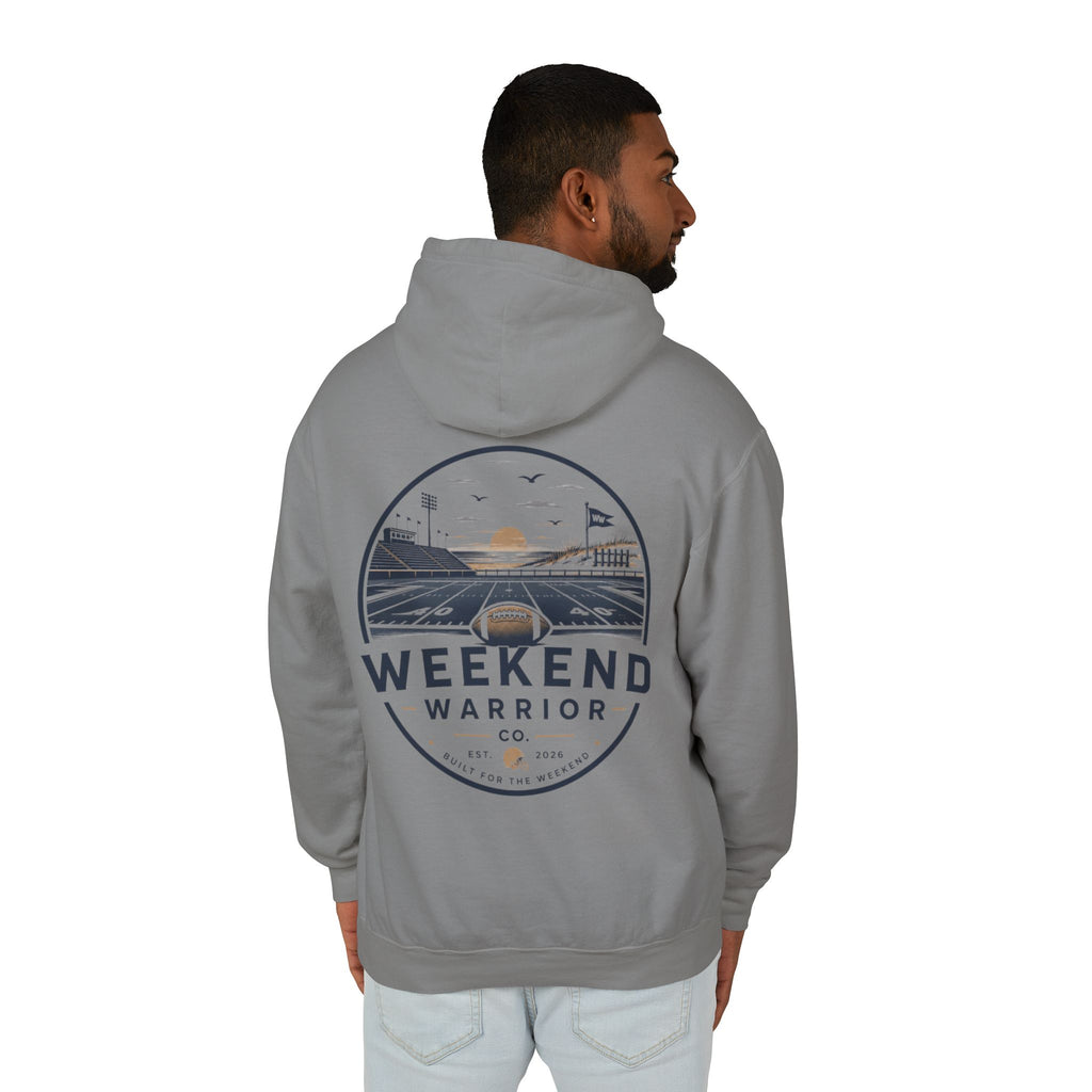 Weekend Warrior Hoodie — Coastal Football Hooded Sweatshirt
