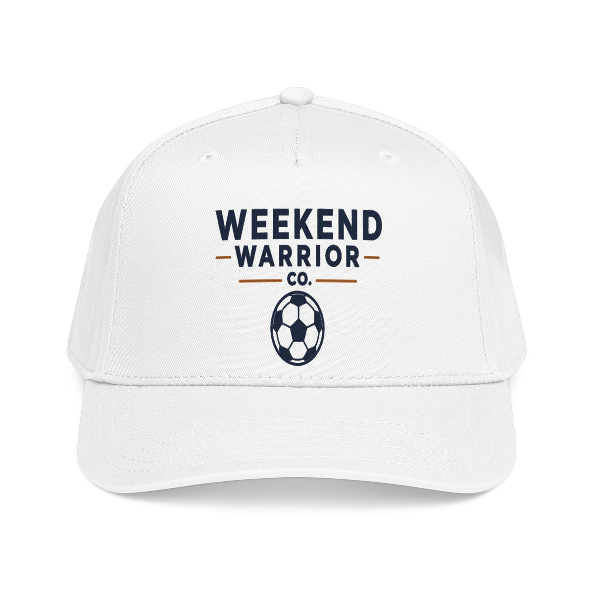 Weekend Warrior Co. Baseball Cap — Casual Two-Tone Soccer Hat