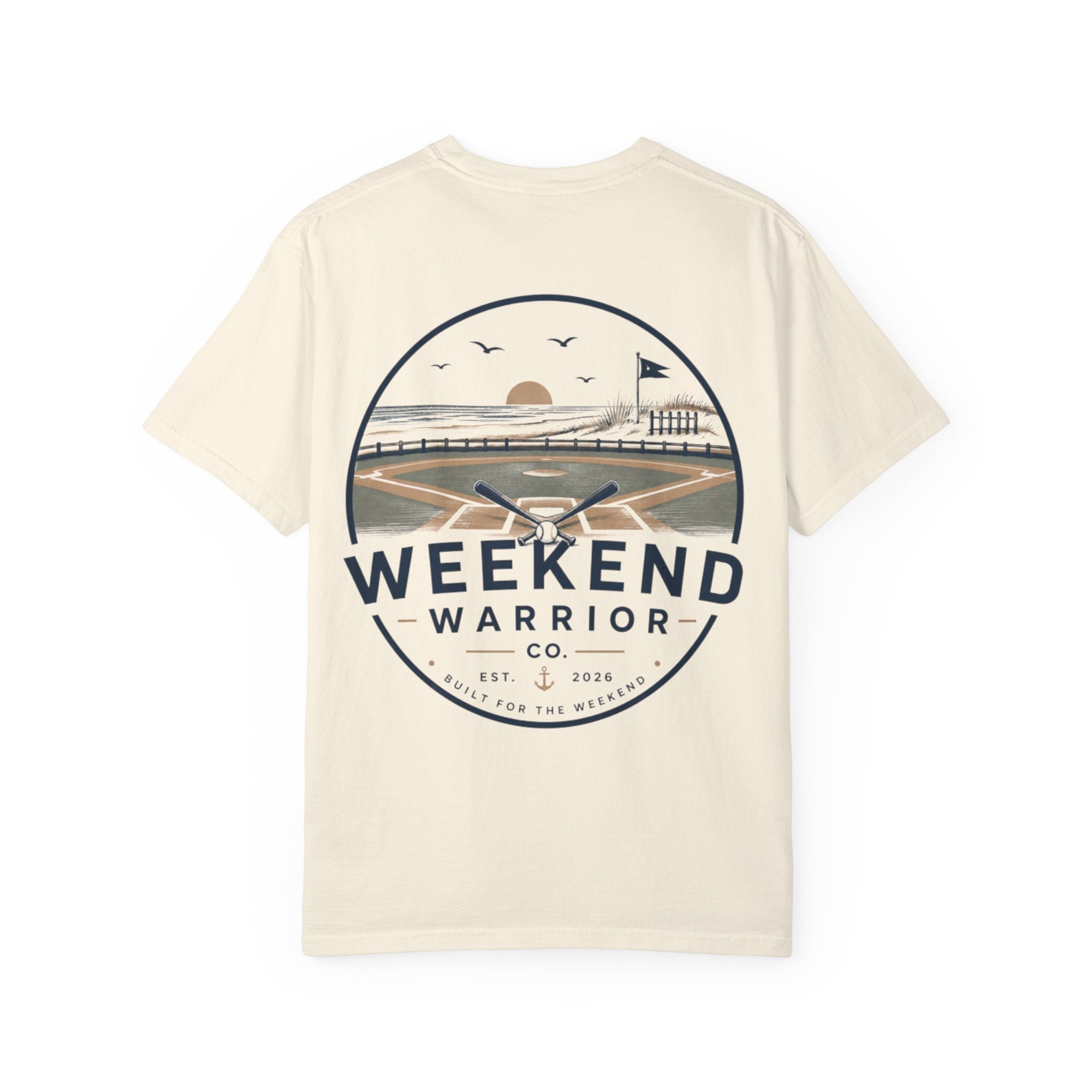 Weekend Warrior T-Shirt — Coastal Baseball Graphic