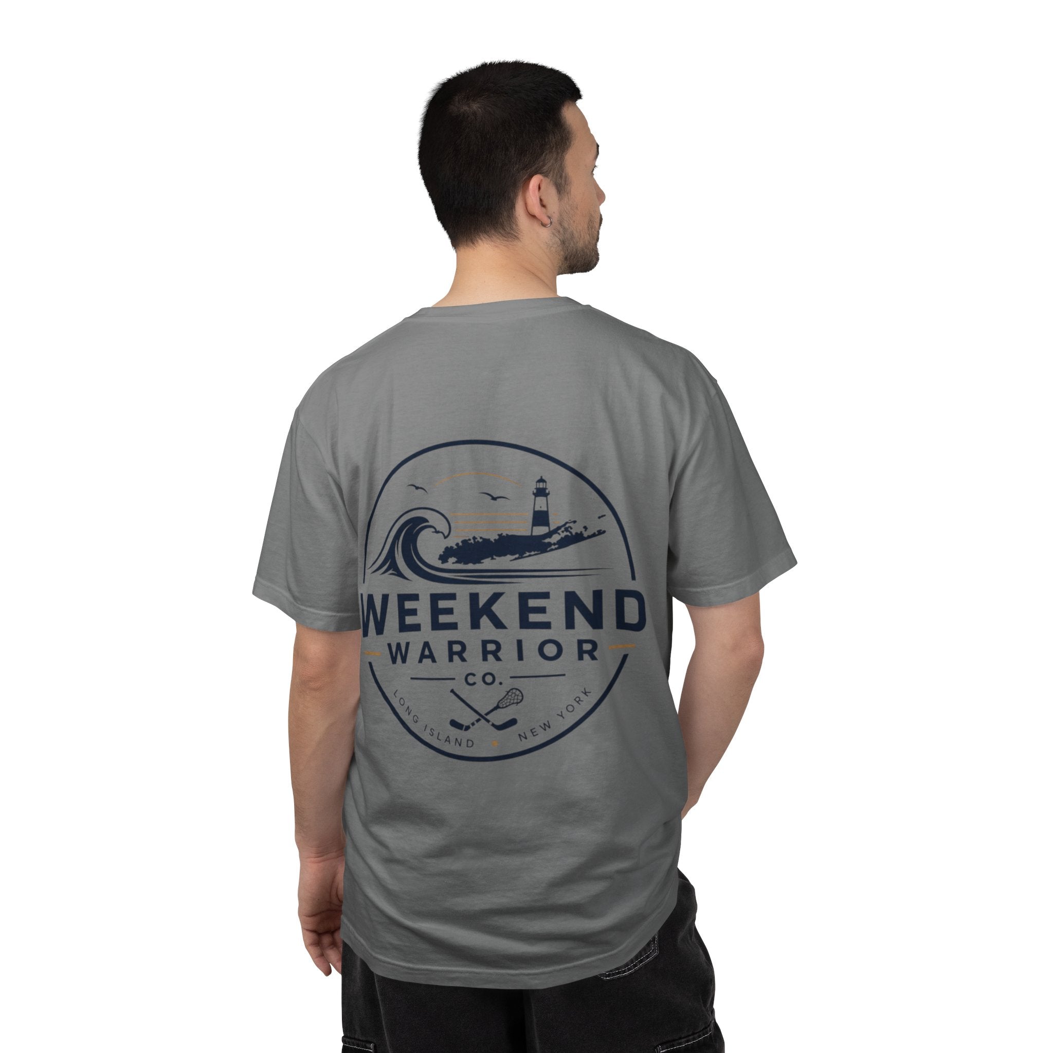 Weekend Warrior T-Shirt — Coastal Lighthouse Graphic