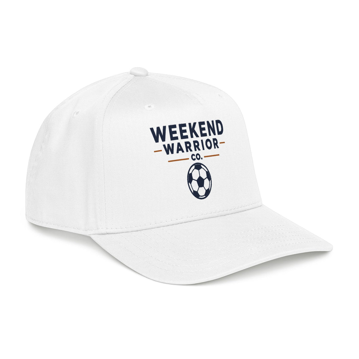 Weekend Warrior Co. Baseball Cap — Casual Two-Tone Soccer Hat