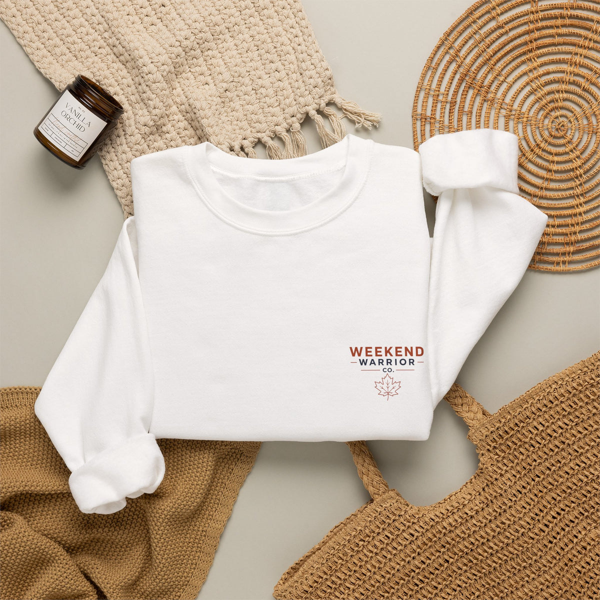 Weekend Warrior Sweatshirt — Coastal Fall Crewneck