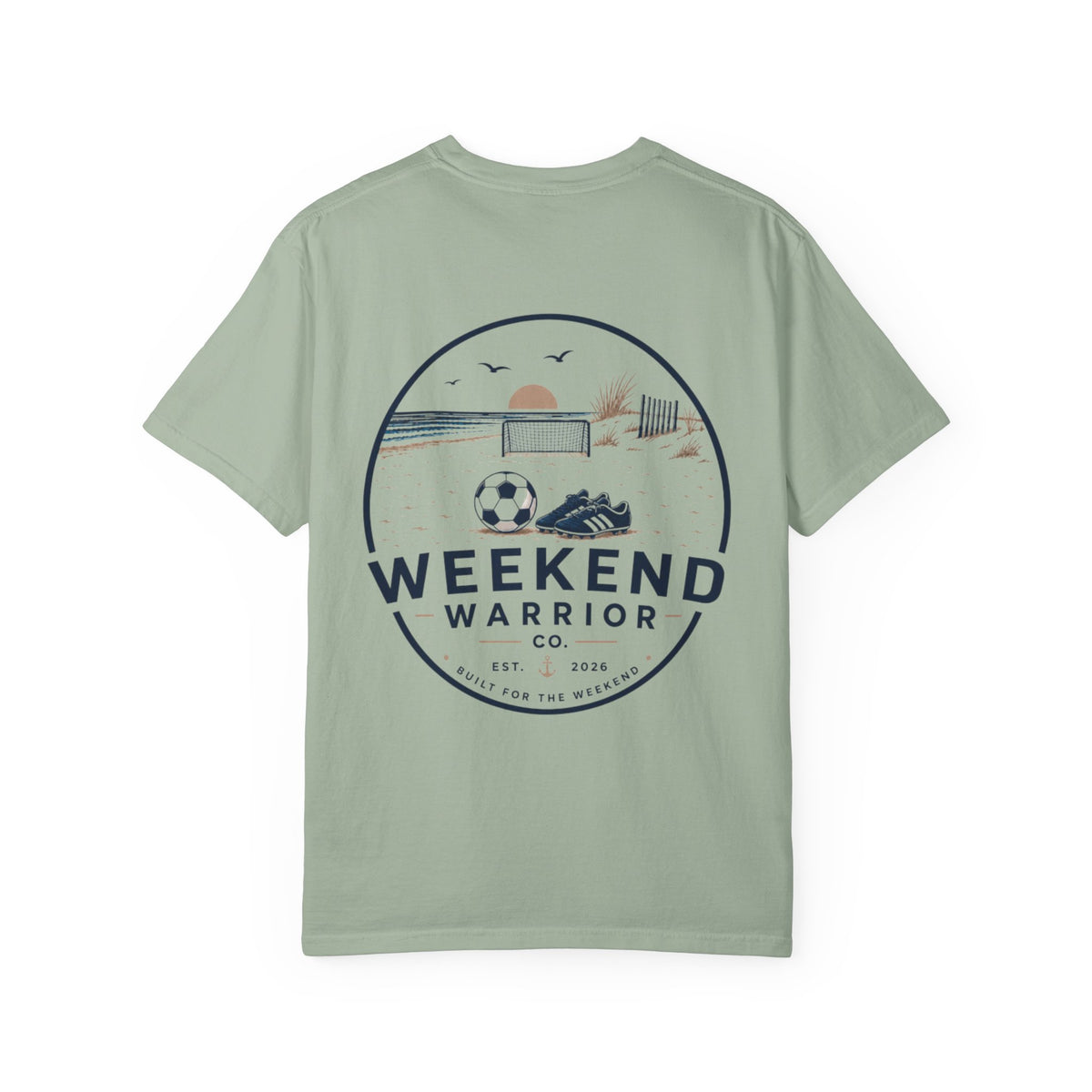 Weekend Warrior T-Shirt — Coastal Soccer Graphic