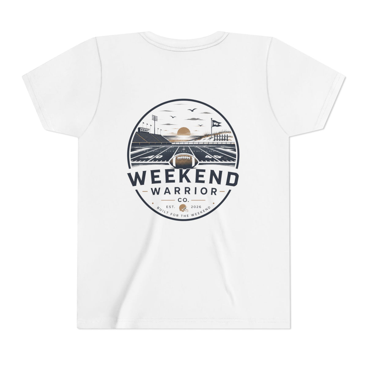 Weekend Warrior Youth Tee — Coastal Football Shirt