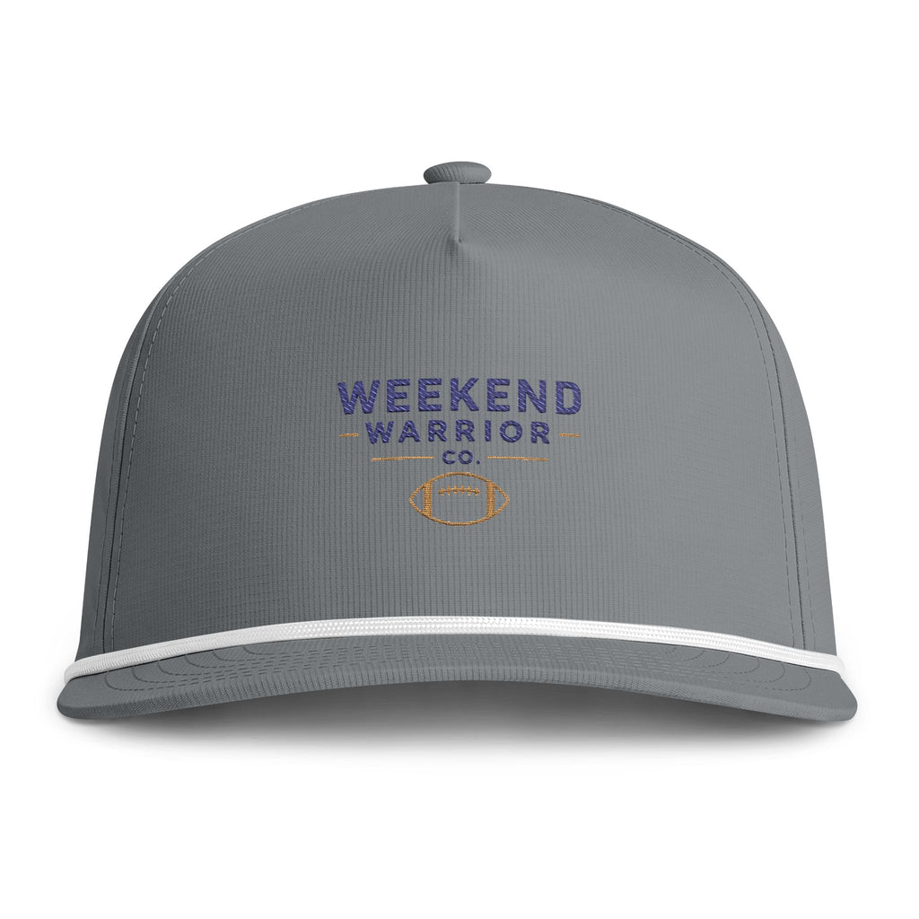 Weekend Warrior Rope Cap — Vintage Football Sunwashed Hat