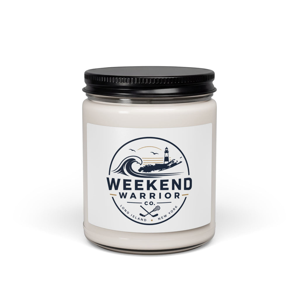 Weekend Warrior Co. Scented Soy Candle — 9oz Coastal Breeze Jar OG