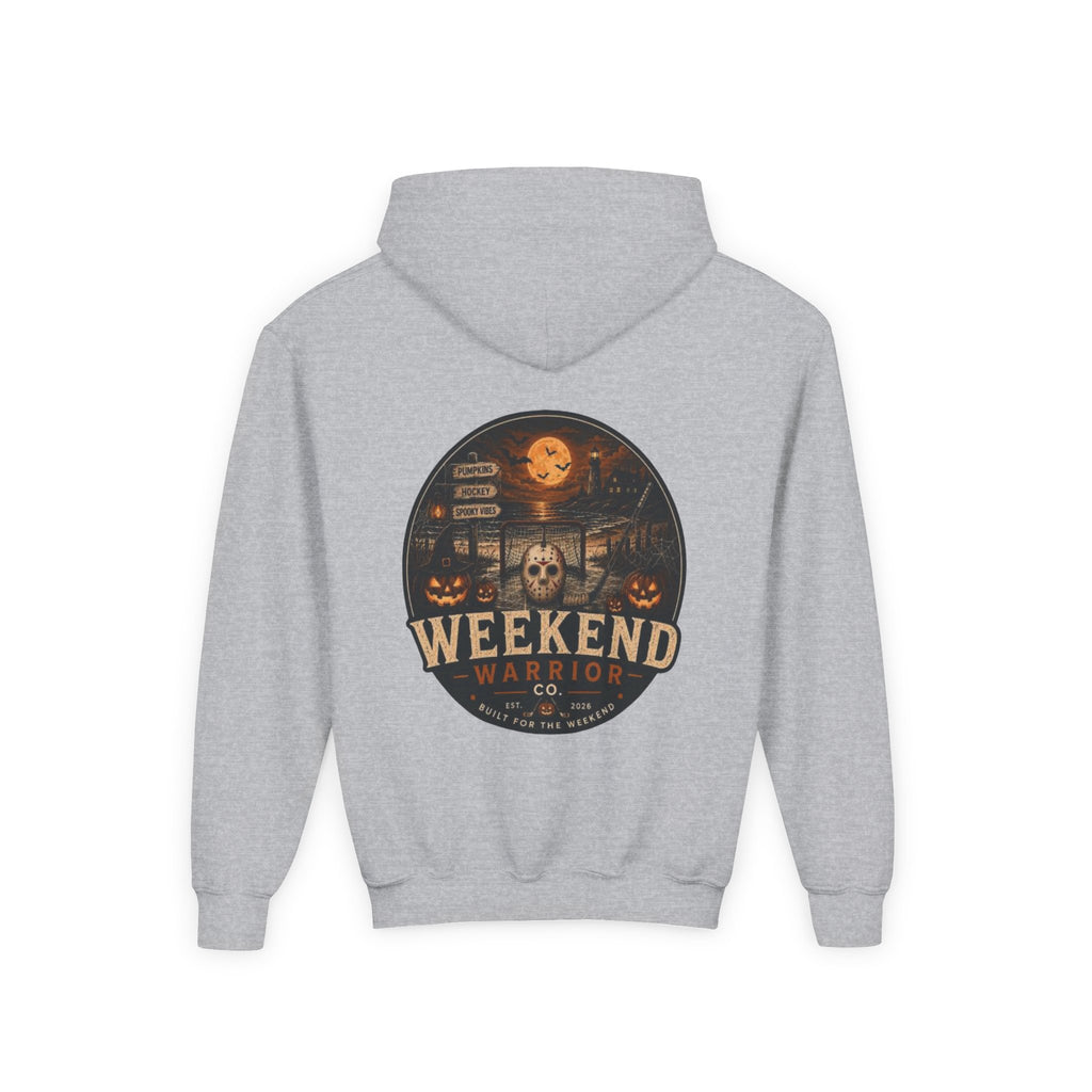 LIMITED EDITION Youth Weekend Warrior Spooky Hockey Hoodie