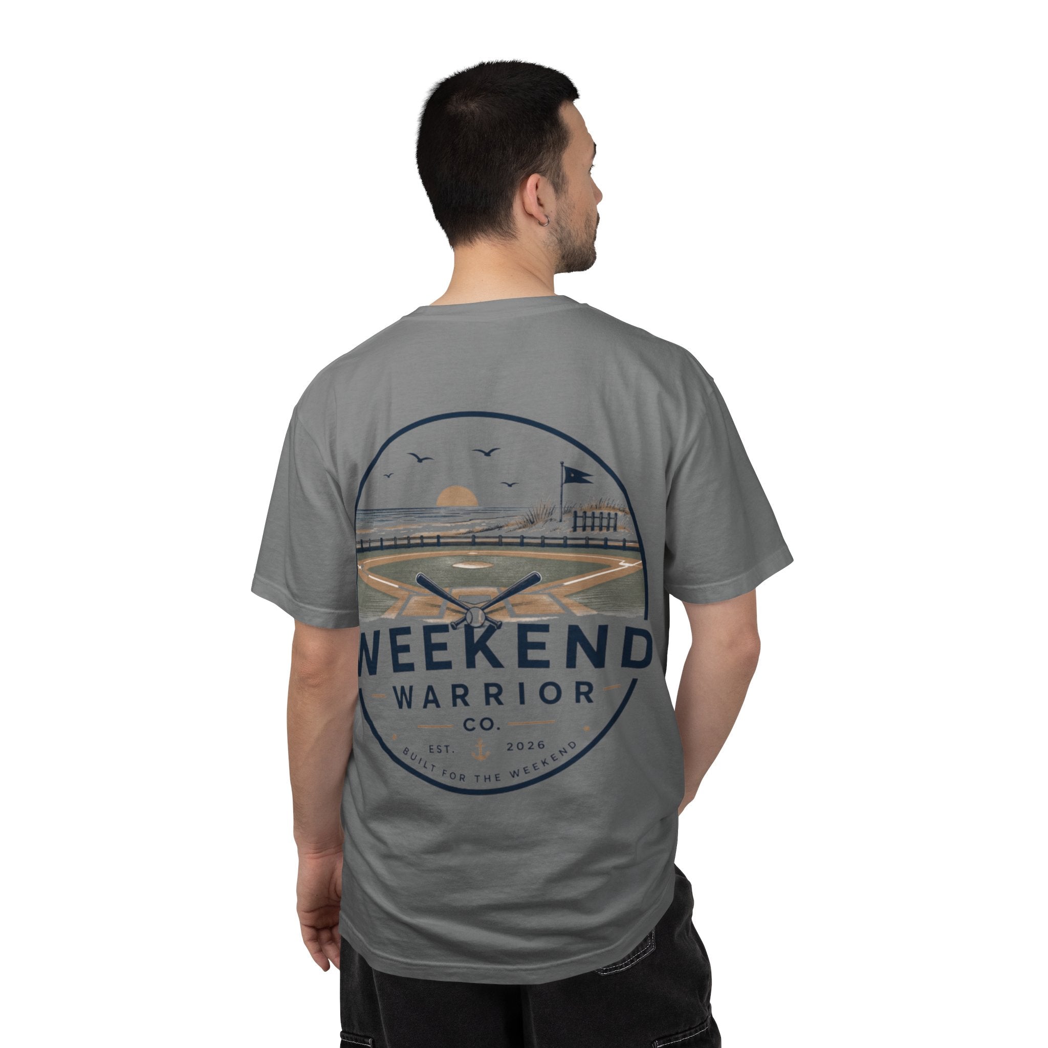 Weekend Warrior T-Shirt — Coastal Baseball Graphic