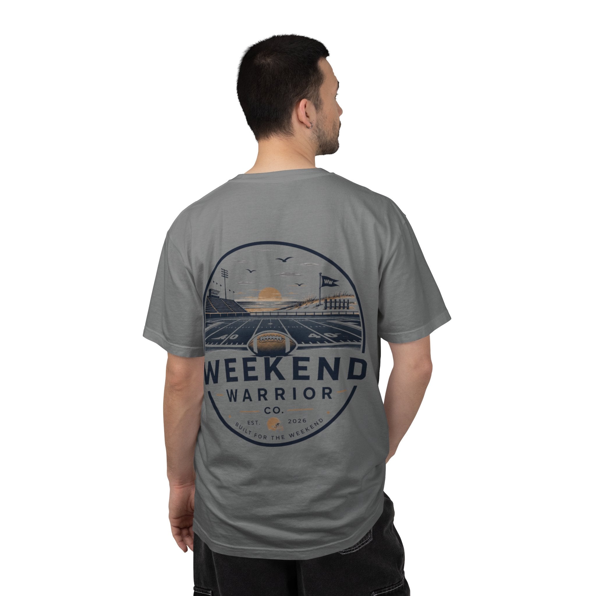 Weekend Warrior T-Shirt — Coastal Football Graphic