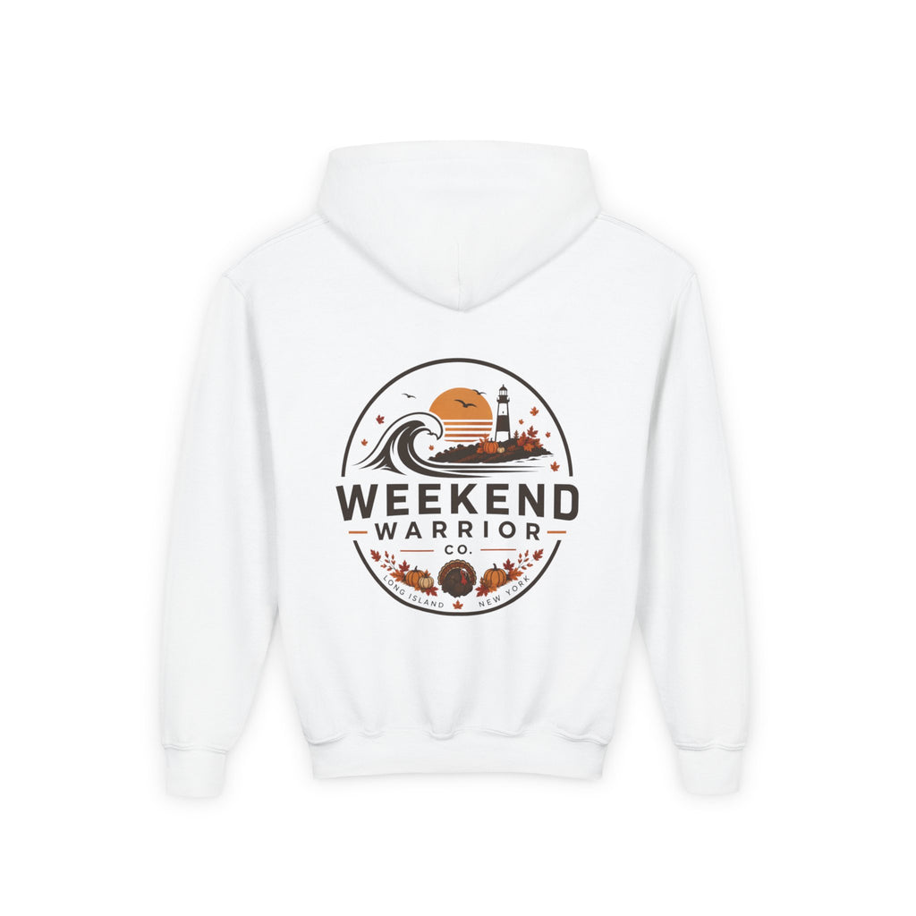 LIMITED EDITION Weekend Warrior Youth Hoodie — Thanksgiving Graphic