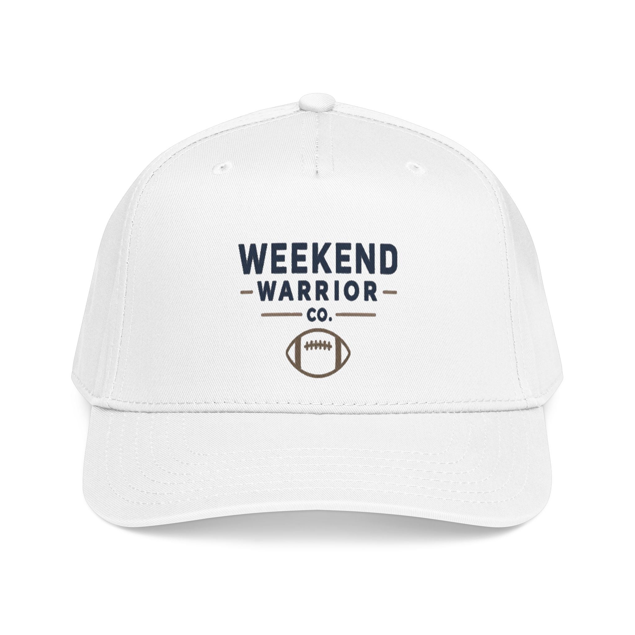 Weekend Warrior Co. Baseball Cap — Casual Two-Tone Football Hat