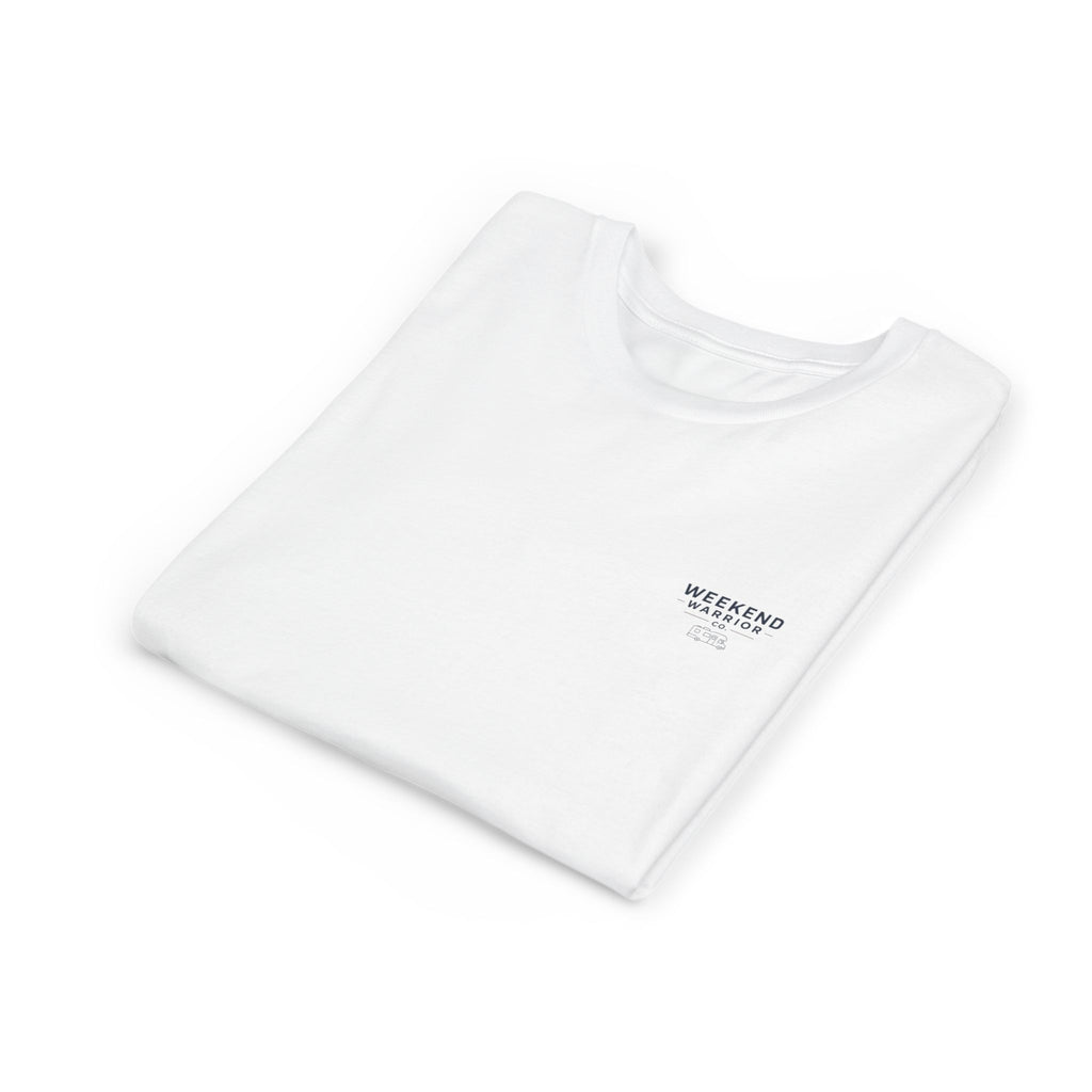 Weekend Warrior Youth Tee — Coastal Camping Shirt