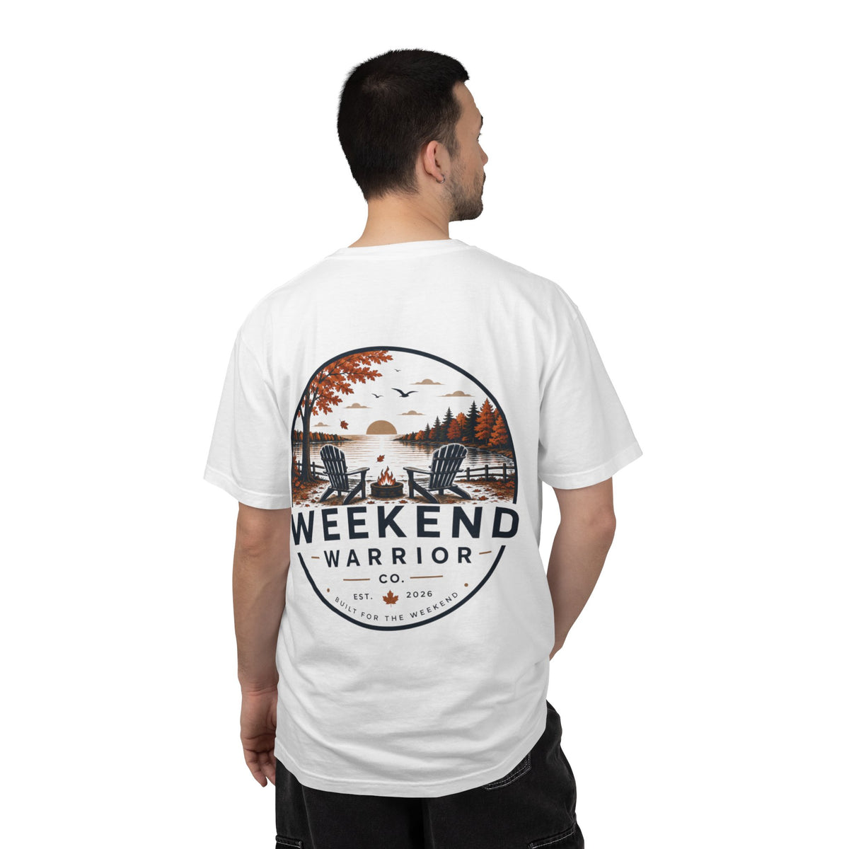 Weekend Warrior T-Shirt — Coastal Fall Graphic