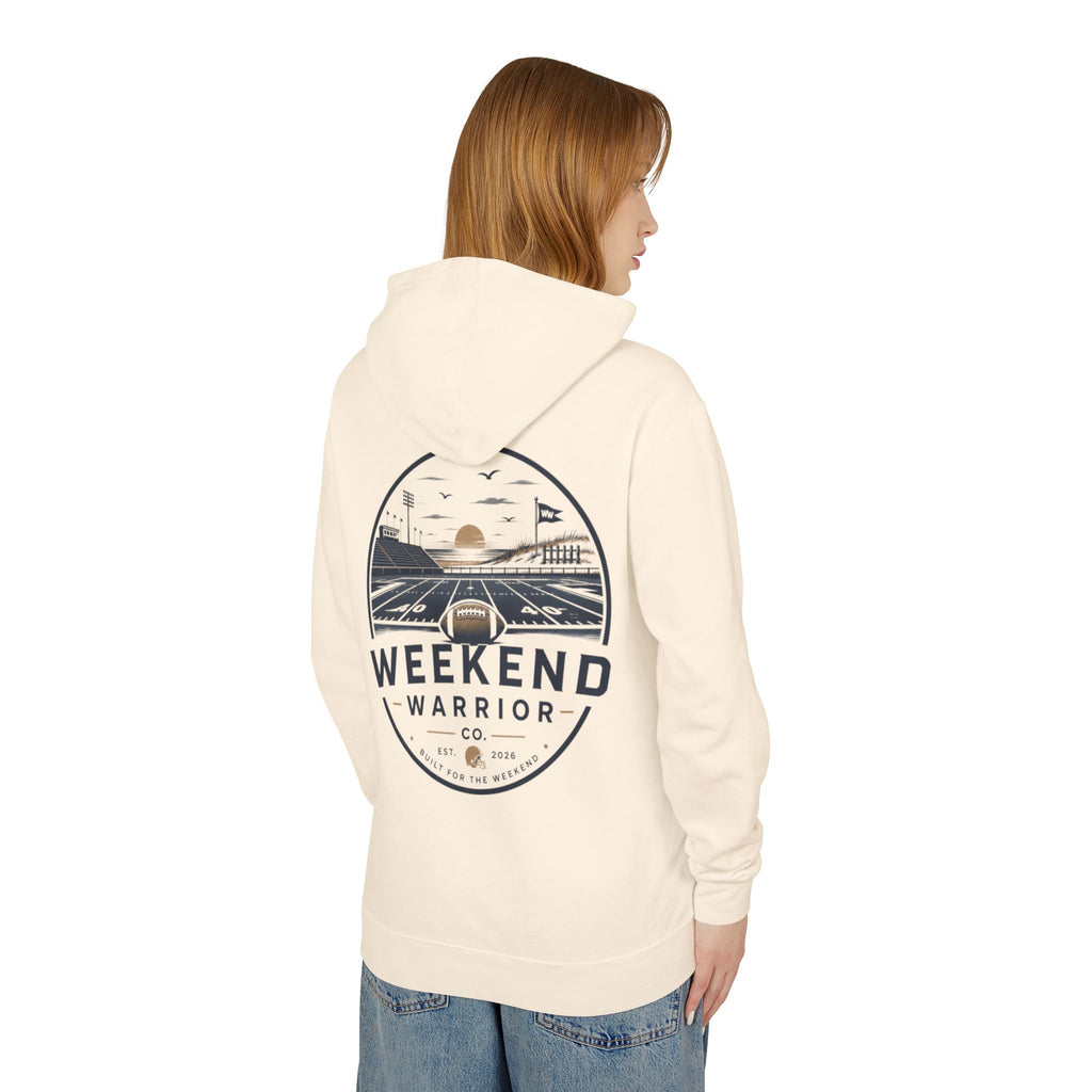 Weekend Warrior Hoodie — Coastal Football Hooded Sweatshirt