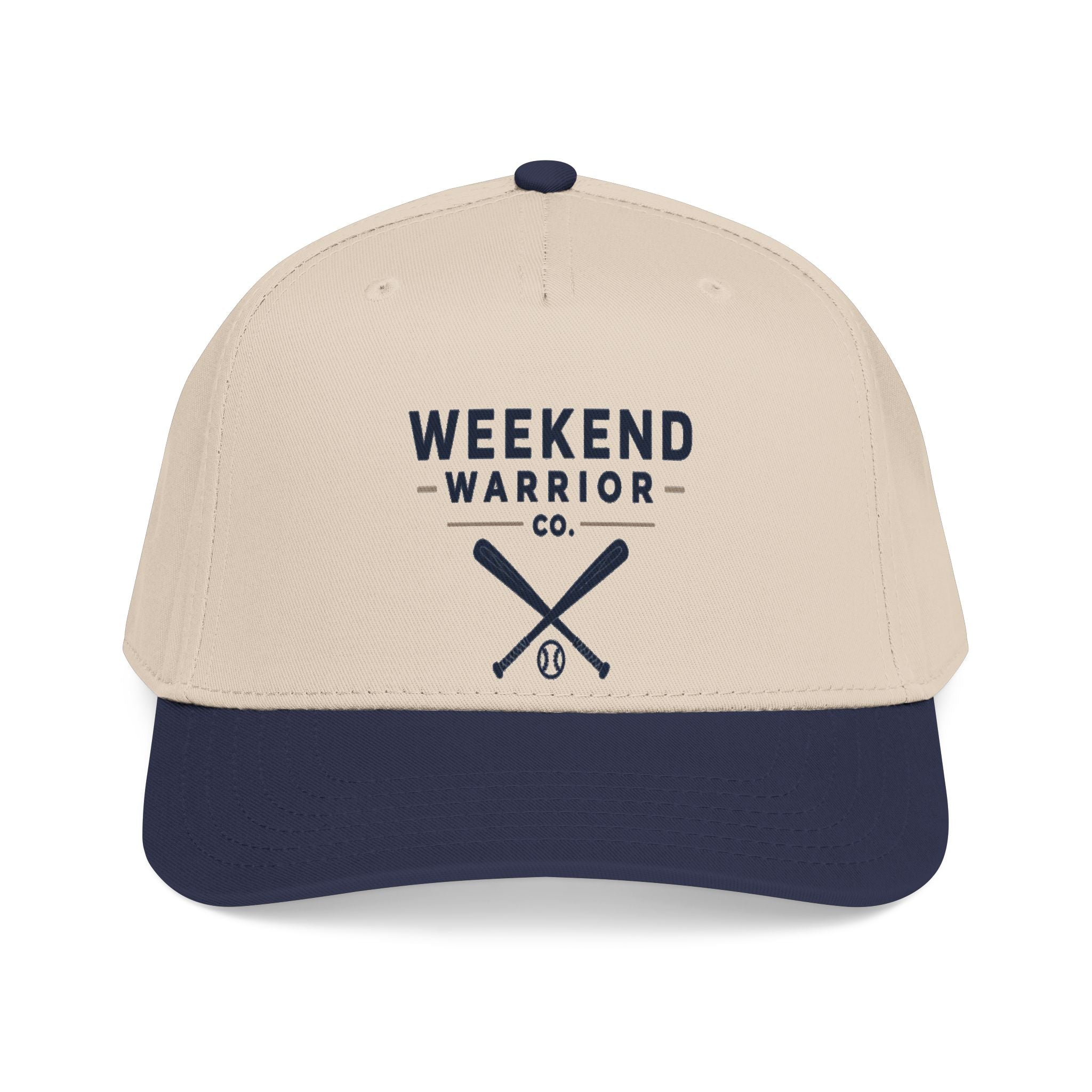 Weekend Warrior Co. Baseball Cap — Casual Two-Tone Baseball Hat