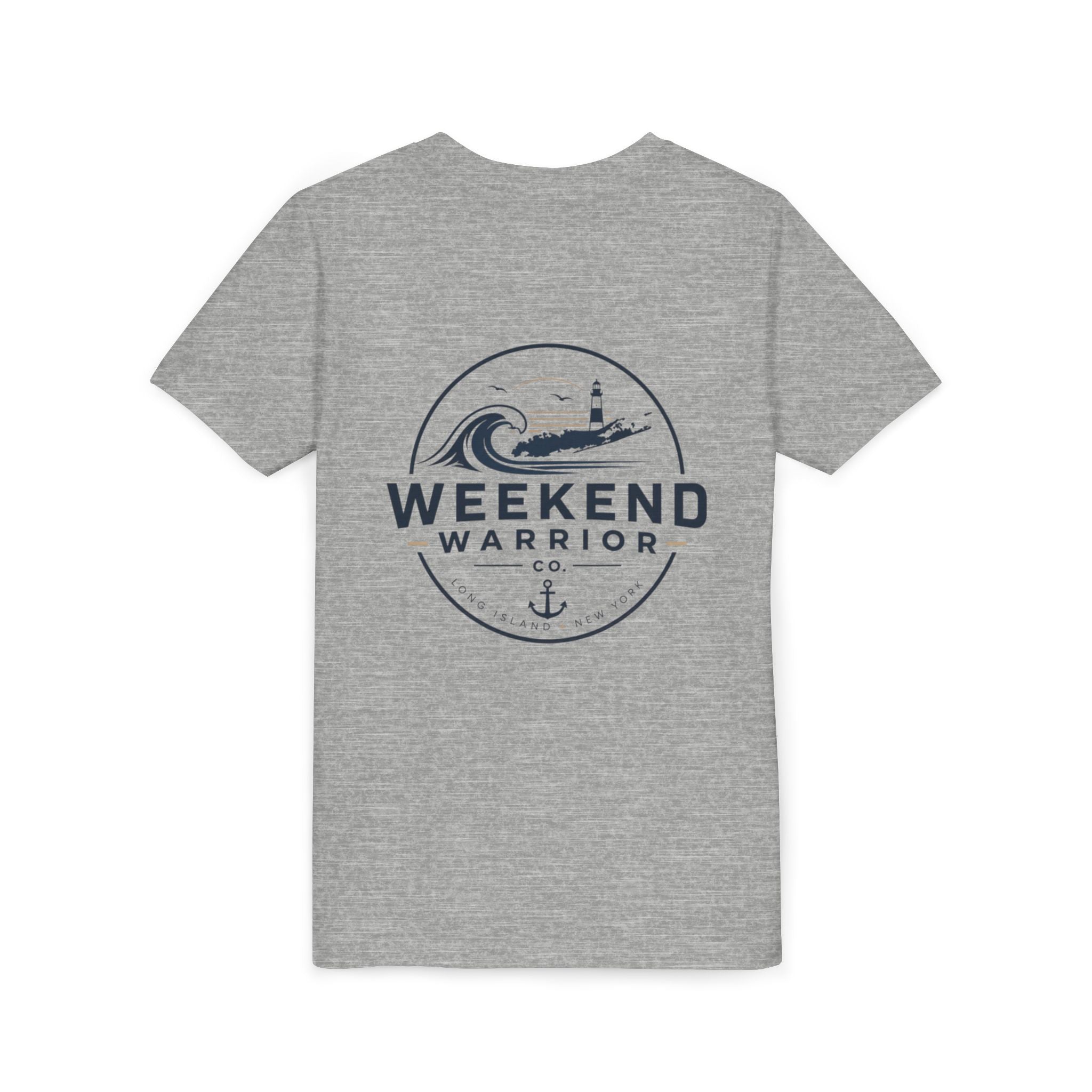 Custom OG Weekend Warrior Youth Tee — Coastal Lighthouse Surf Graphic Shirt