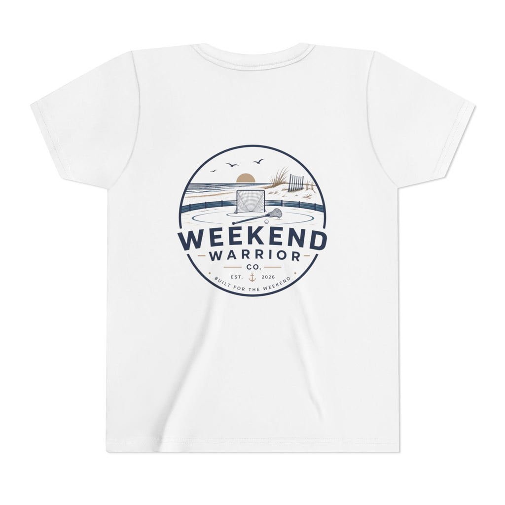 Weekend Warrior Youth Tee — Coastal LAXX Graphic Shirt