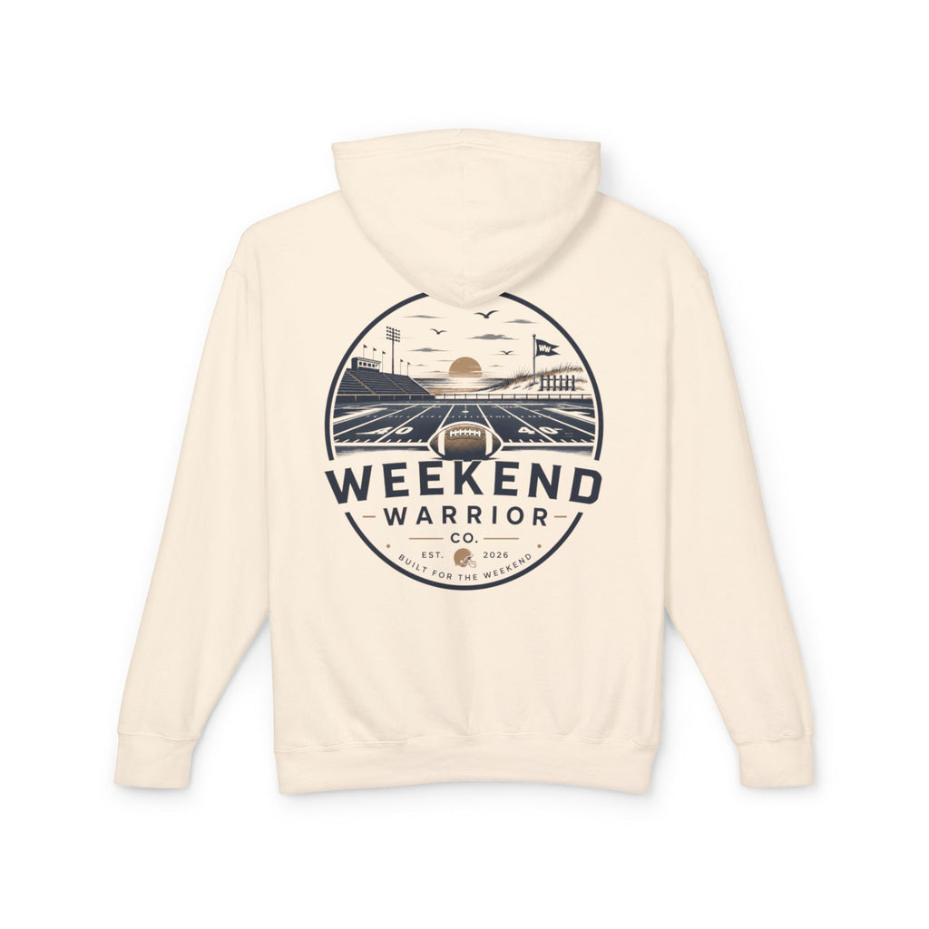 Weekend Warrior Hoodie — Coastal Football Hooded Sweatshirt