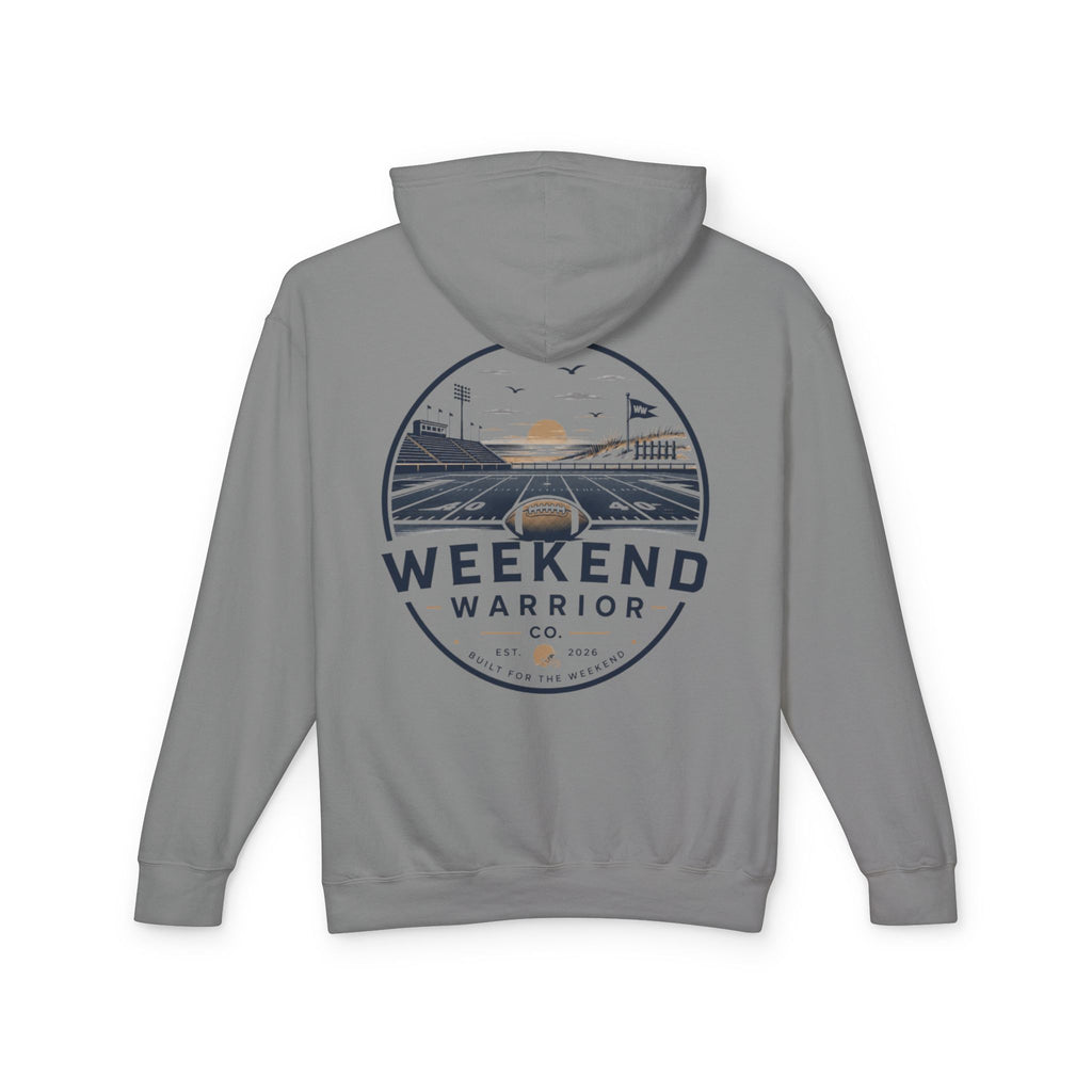 Weekend Warrior Hoodie — Coastal Football Hooded Sweatshirt
