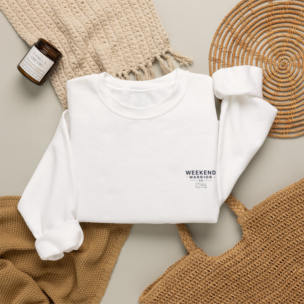 Weekend Warrior Sweatshirt – Camping Graphic Crewneck