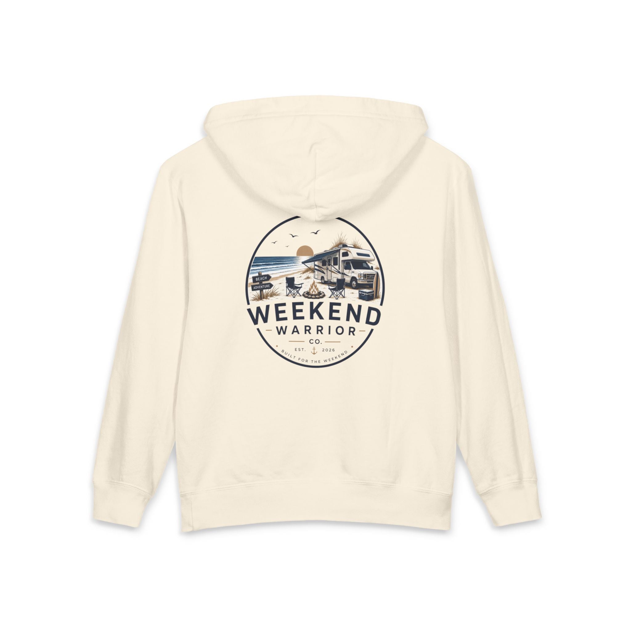 Weekend Warrior Youth Hoodie — Coastal Camping Sweatshirt