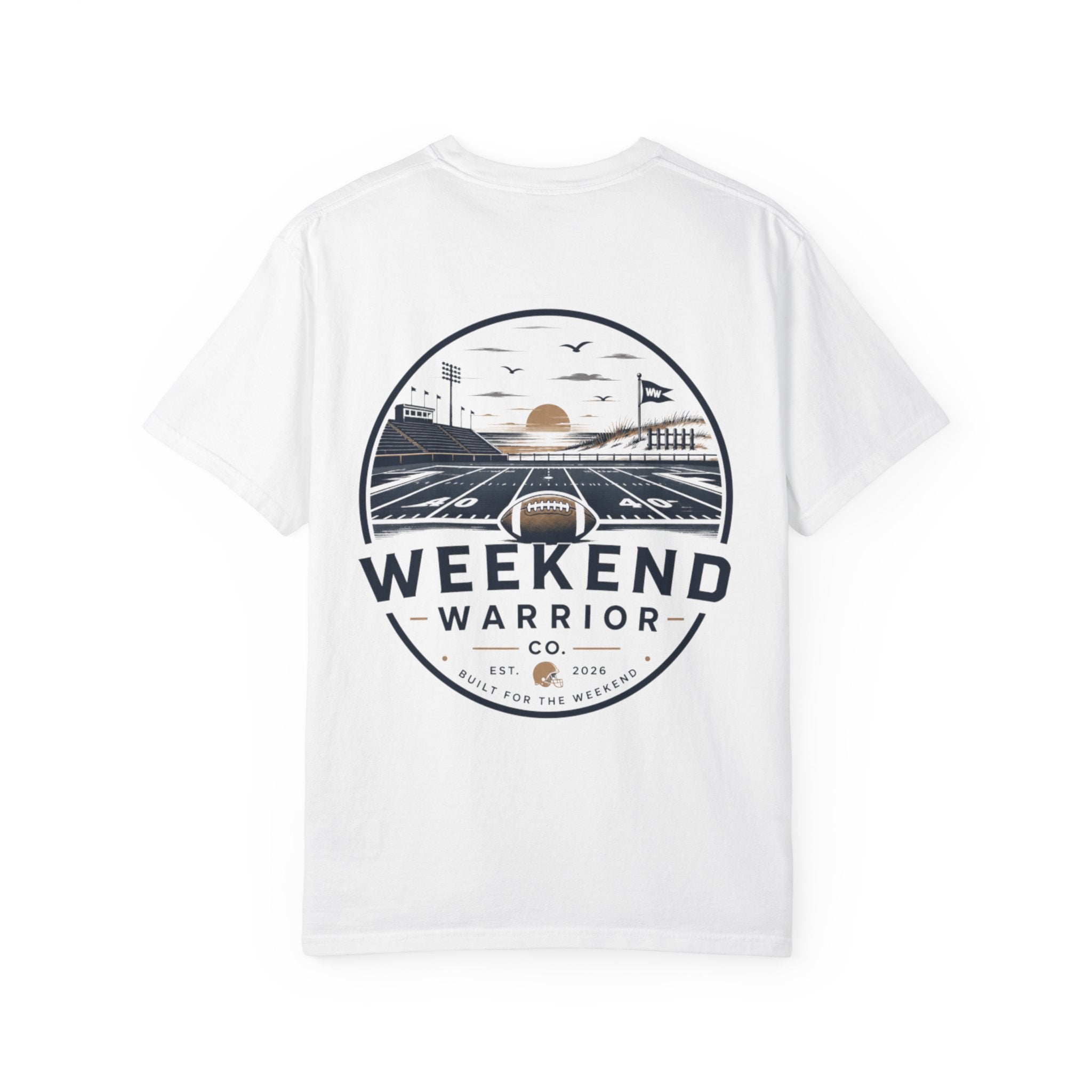 Weekend Warrior T-Shirt — Coastal Football Graphic