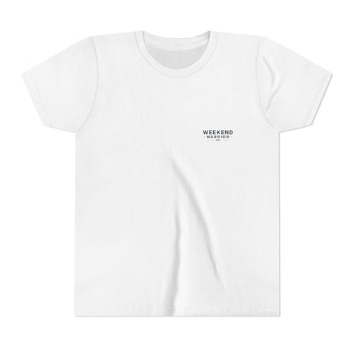 Custom OG Weekend Warrior Youth Tee — Coastal Lighthouse Surf Graphic Shirt