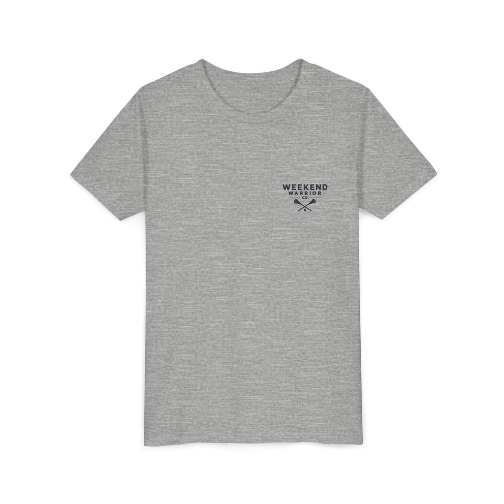 Weekend Warrior Youth Tee — Coastal LAXX Graphic Shirt