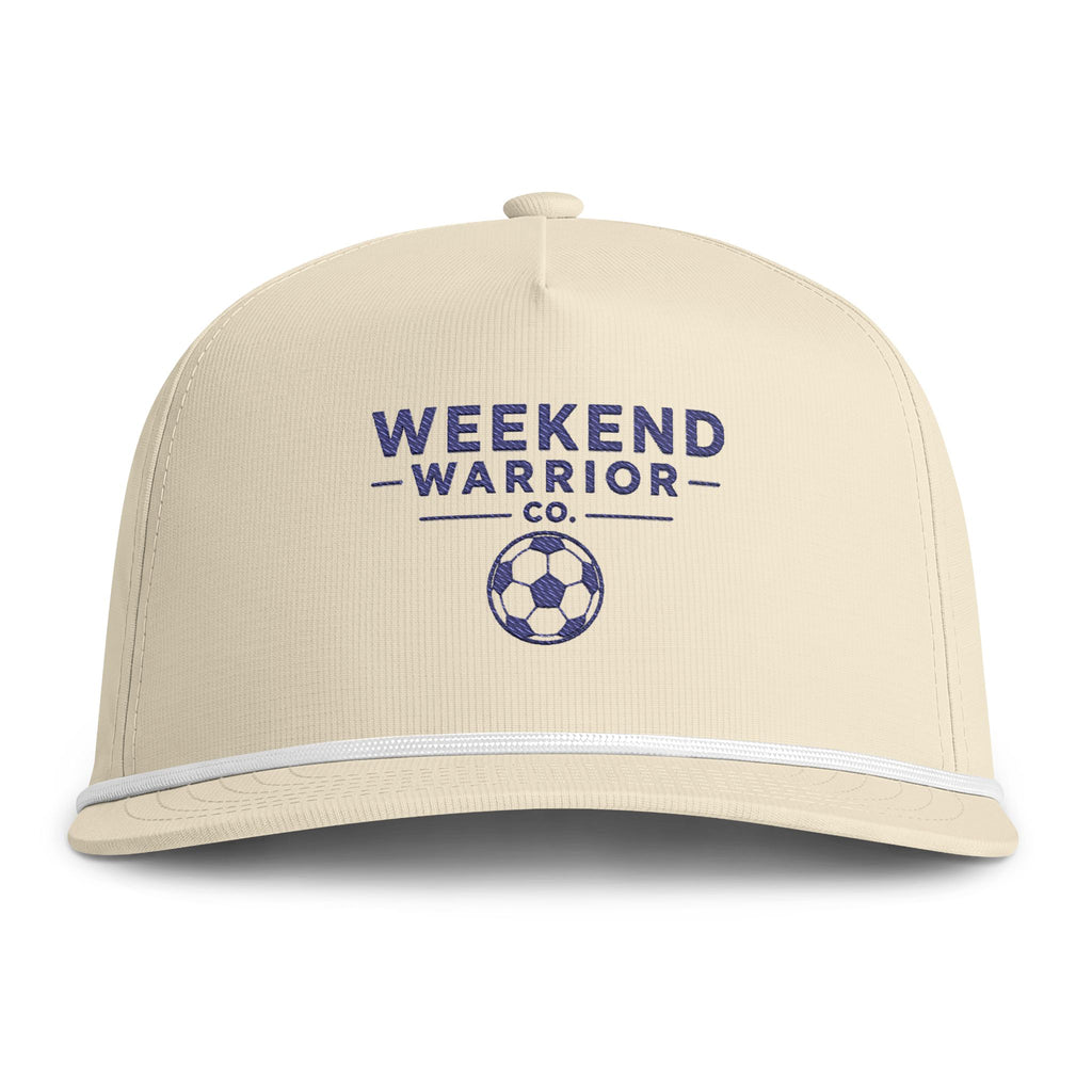 Weekend Warrior Rope Cap — Vintage Soccer Sunwashed Hat