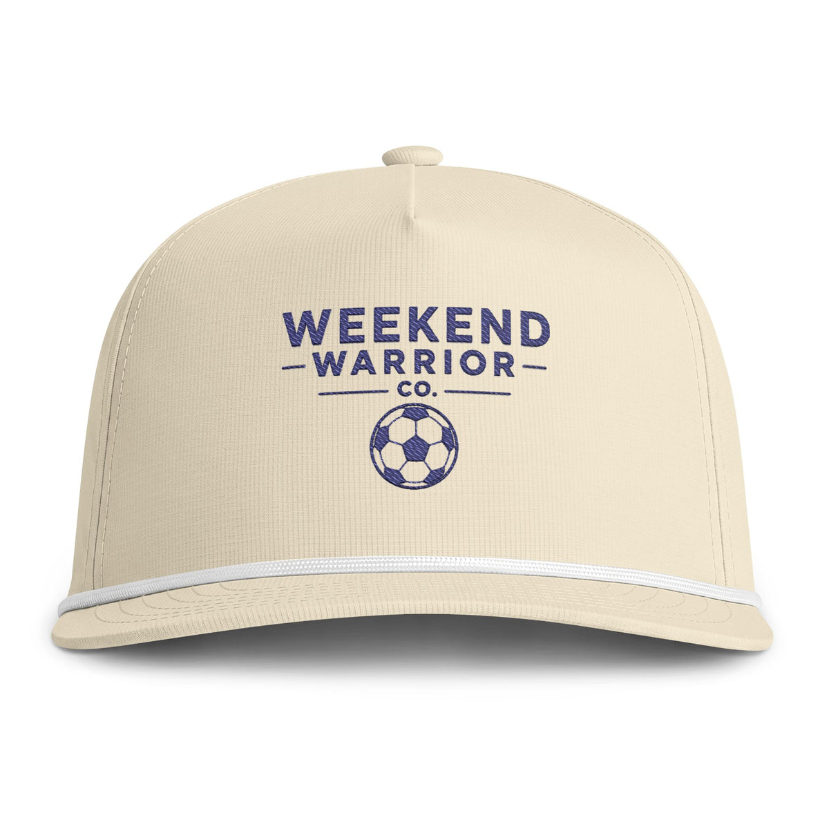 Weekend Warrior Rope Cap — Vintage Soccer Sunwashed Hat