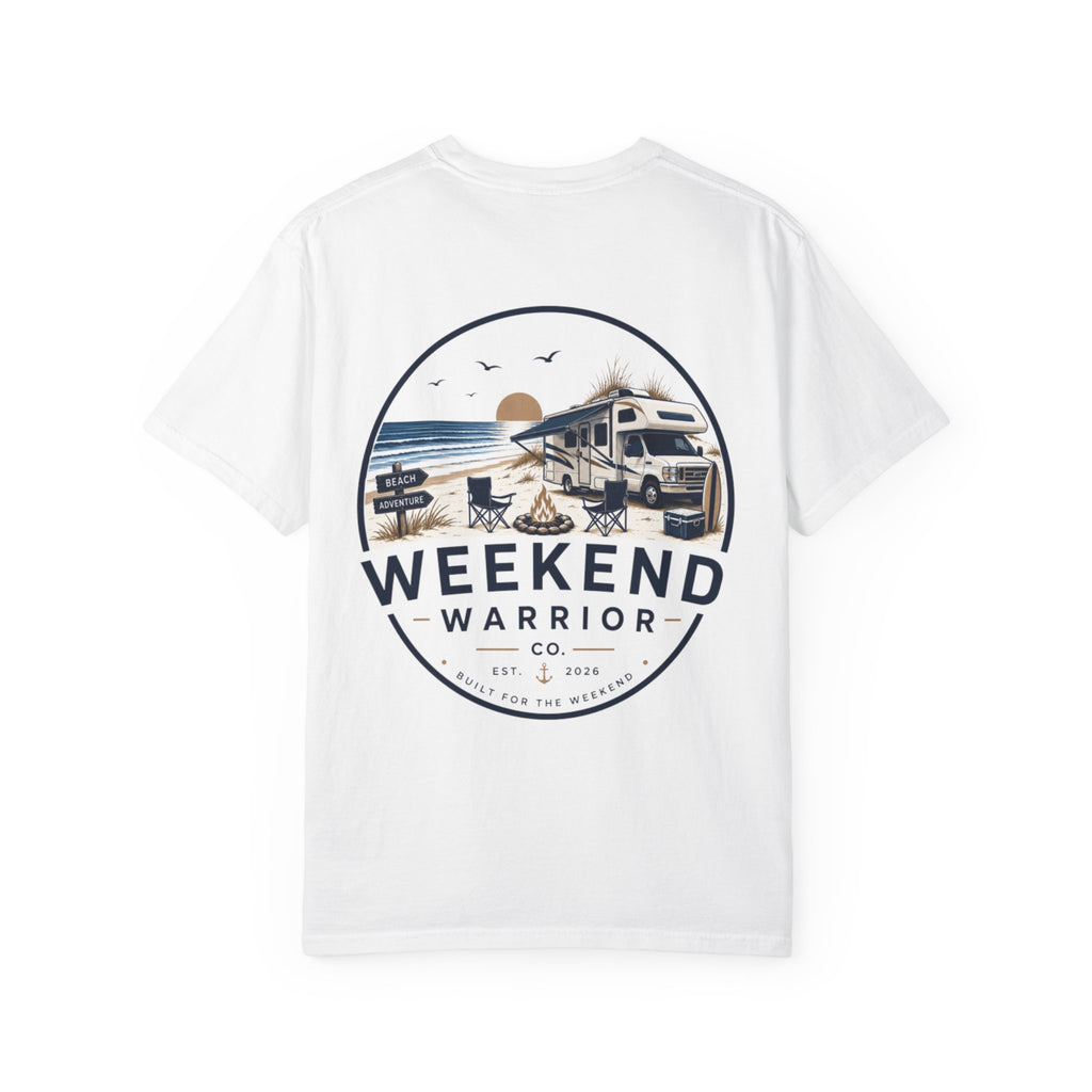 Weekend Warrior T-Shirt — Coastal Camping Graphic