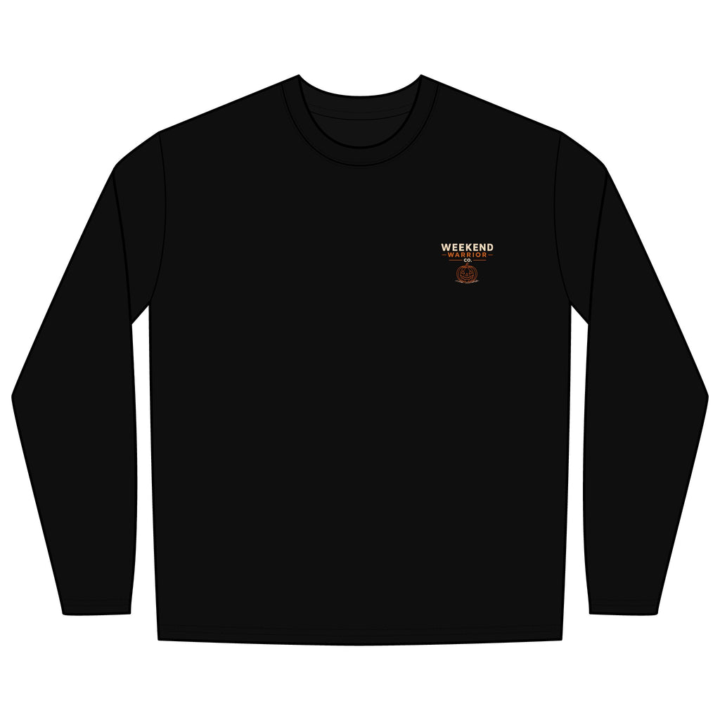 LIMITED EDITION Weekend Warrior Long Sleeve Tee — Spooky Halloween Graphic