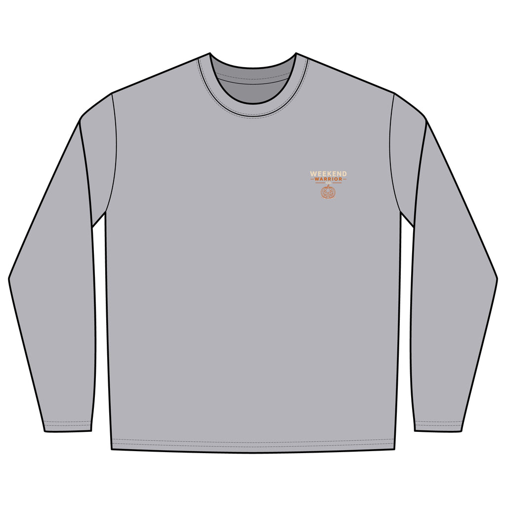 LIMITED EDITION Weekend Warrior Long Sleeve Tee — Spooky Halloween Graphic