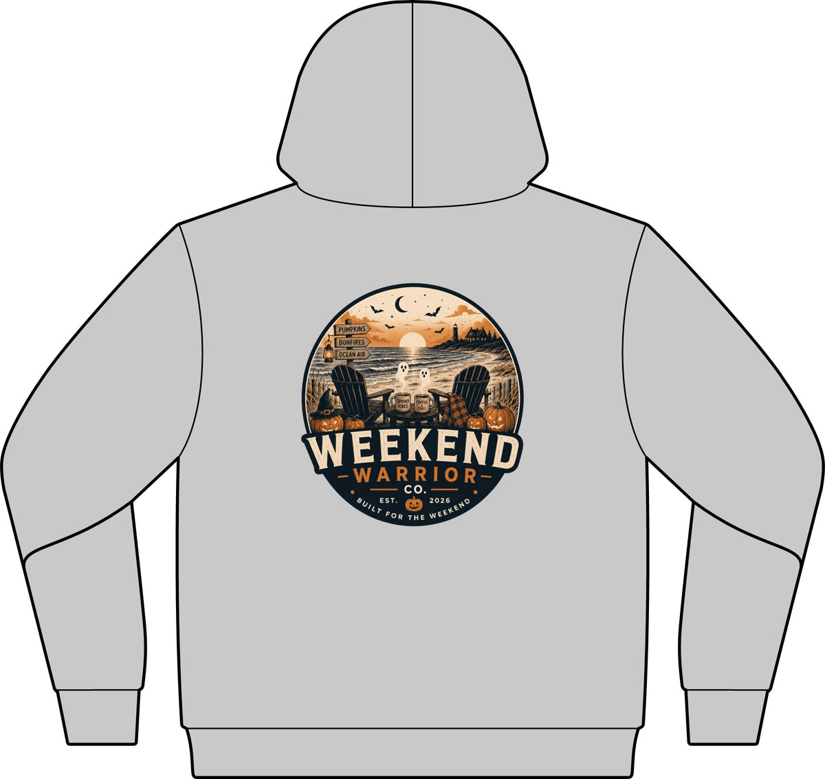 LIMITED EDITION- Weekend Warrior Spooky Hoodie