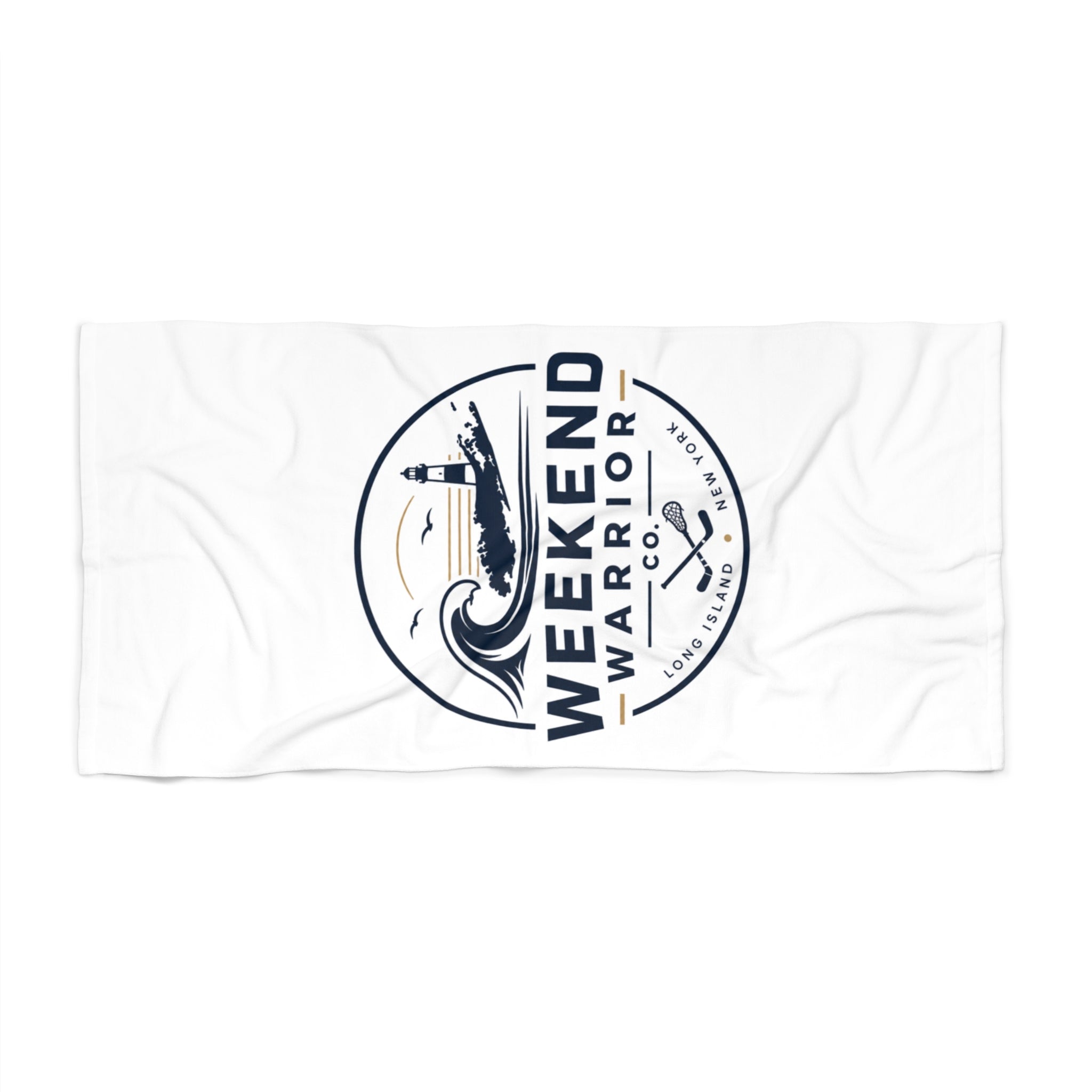Weekend Warrior Beach Towel — Coastal OG Logo Towel