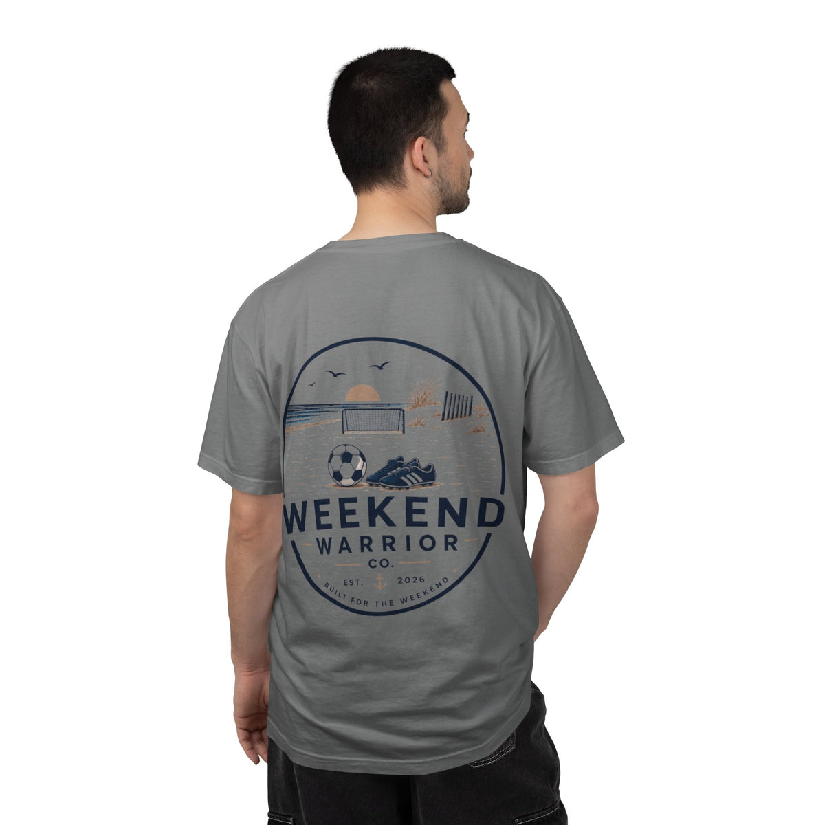 Weekend Warrior T-Shirt — Coastal Soccer Graphic