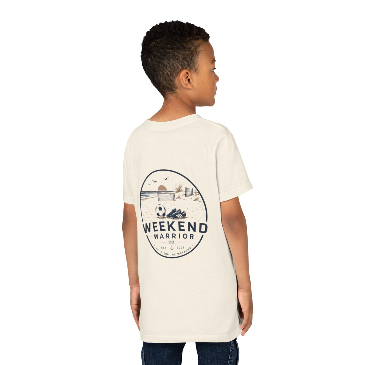 Weekend Warrior Youth Tee — Coastal Soccer Shirt